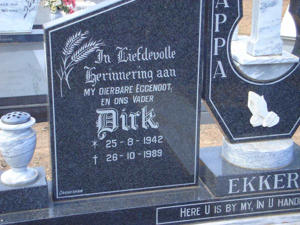 EKKERD Dirk 1942-1989