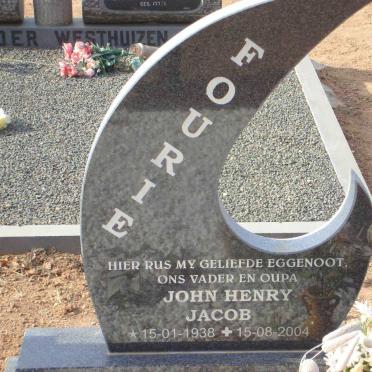 FOURIE John Henry Jacob 1938-2004