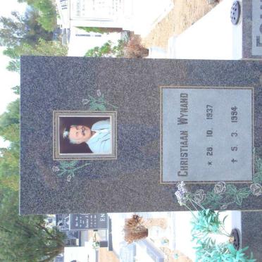FOURIE Christiaan Wynand 1937-1994