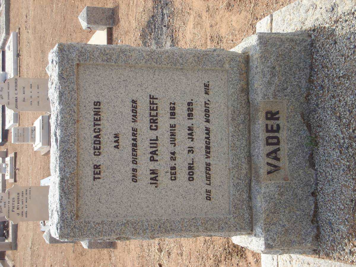 GREEFF Jan Paul 1867-1929