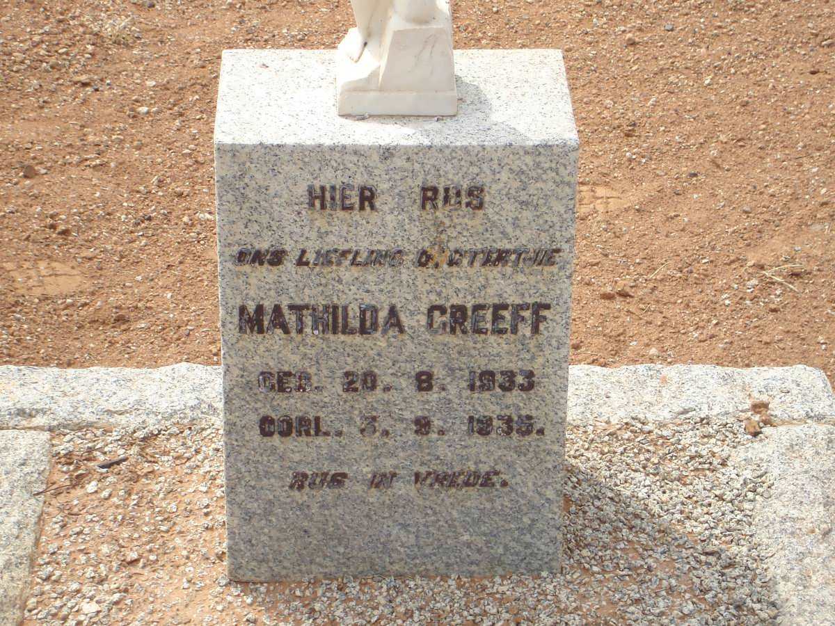 GREEFF Mathilda 1933-1935