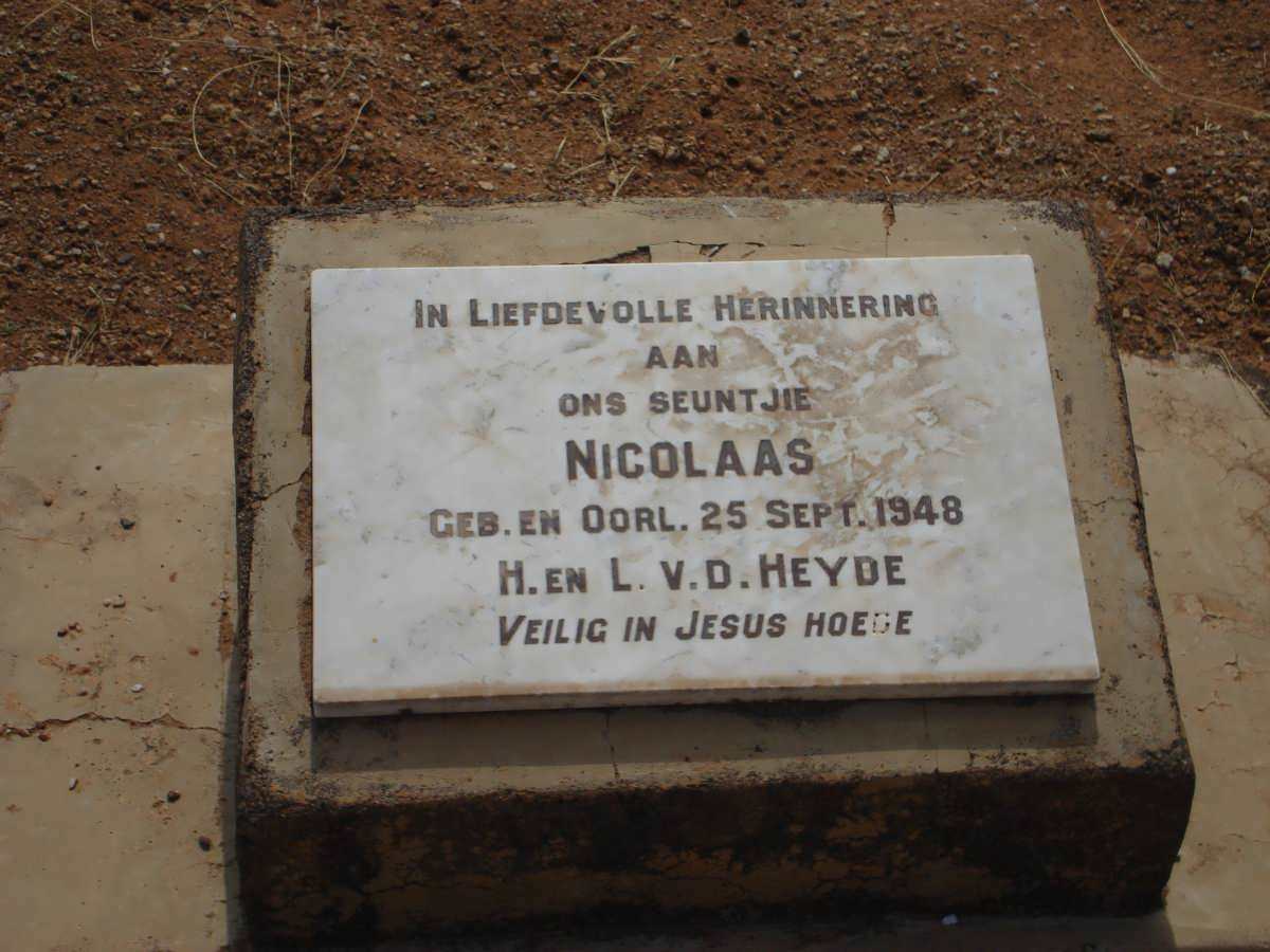 HEYDE Nicolaas 1948-1948