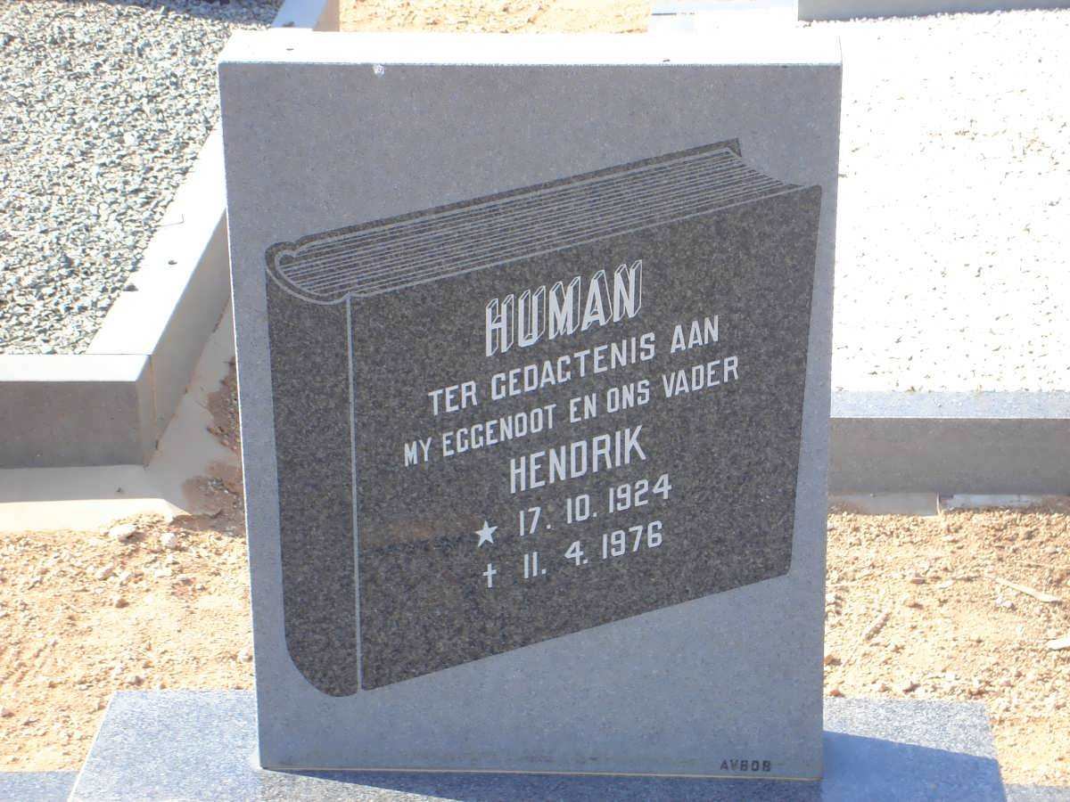 HUMAN Hendrik 1924-1976