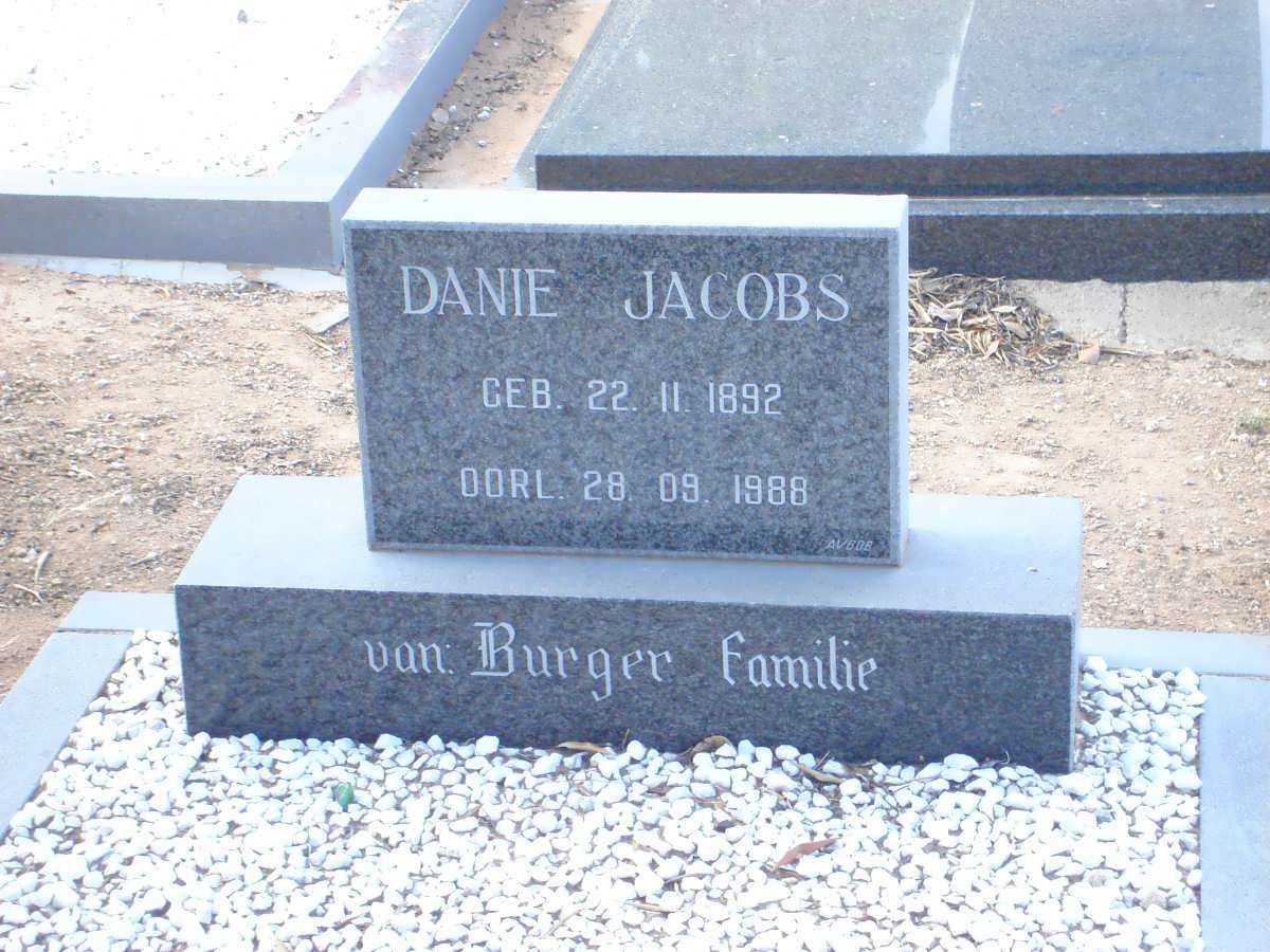 JACOBS Danie 1892-1988