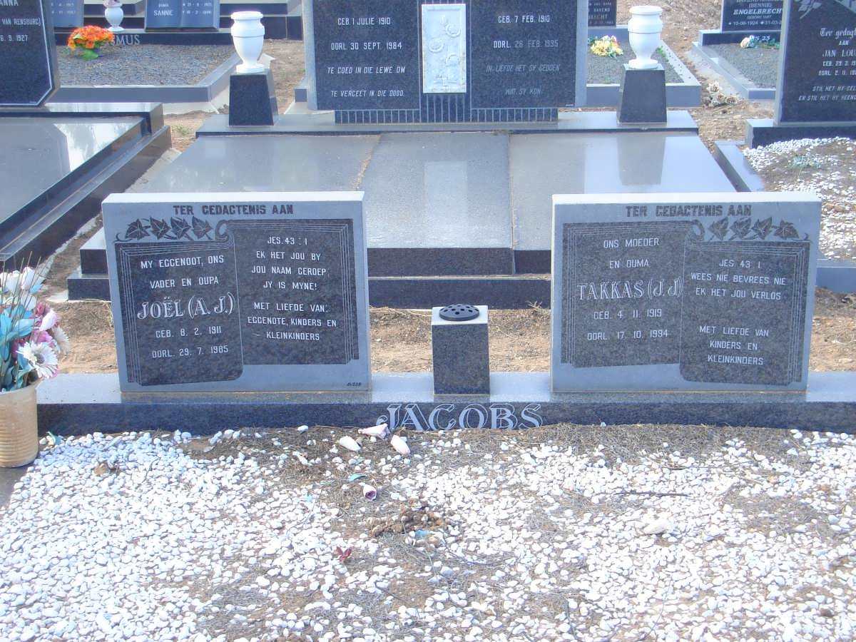 JACOBS A.J. 1911-1985 &amp; J.J. 1919-1994