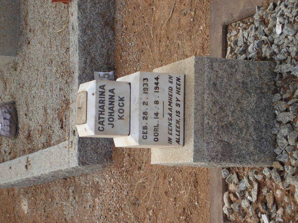 KOCK Catharina Johanna 1933-1944