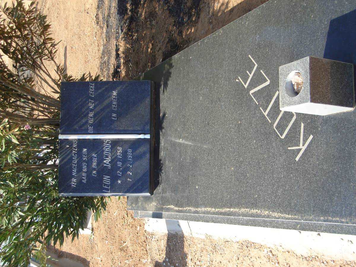 KOTZE Leon Jacobus 1958-1980