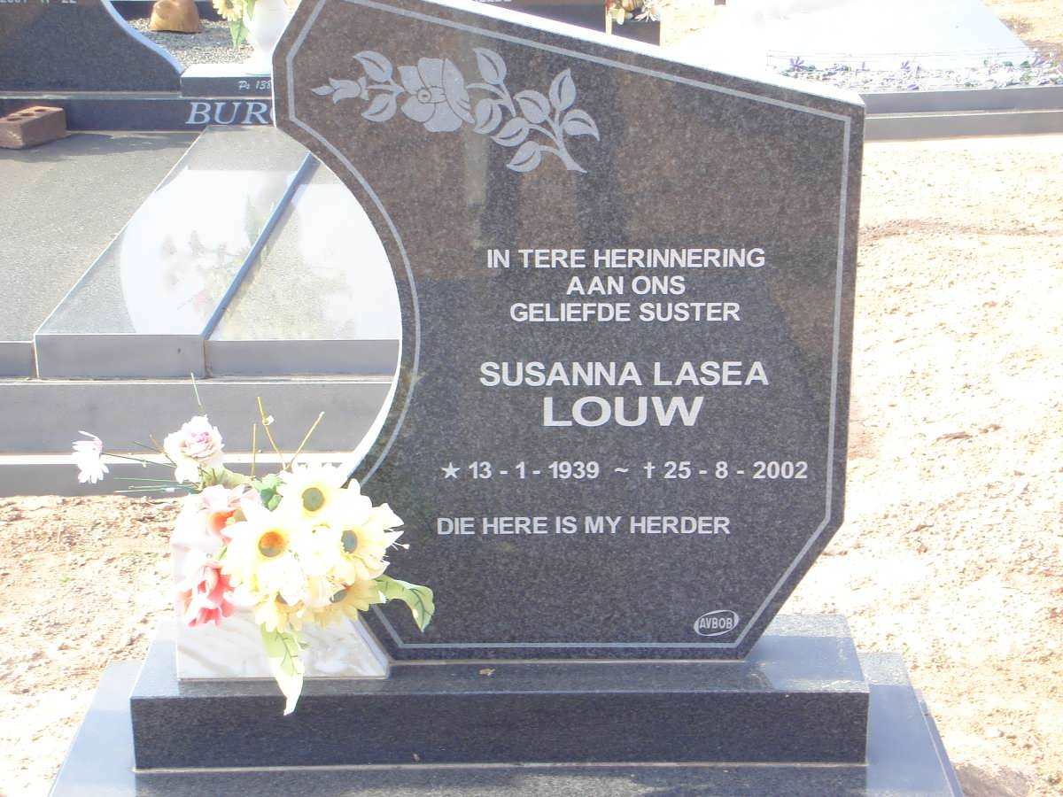 LOUW Susanna Lasea 1939-2002