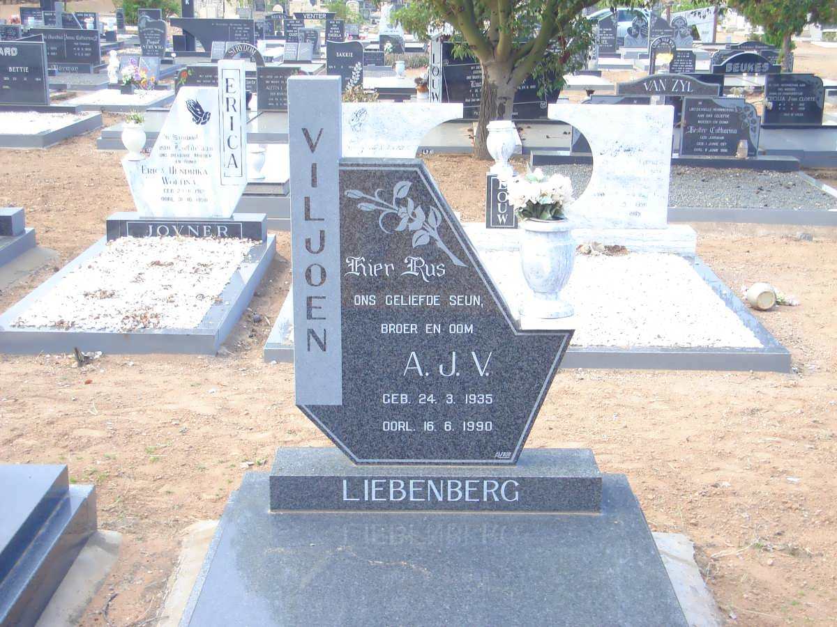 LIEBENBERG A.J.V. 1935-1990