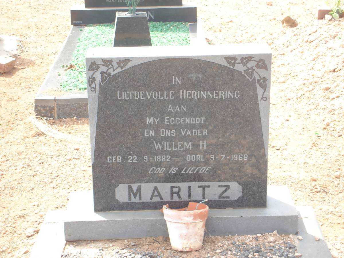 MARITZ Willem H. 1882-1968