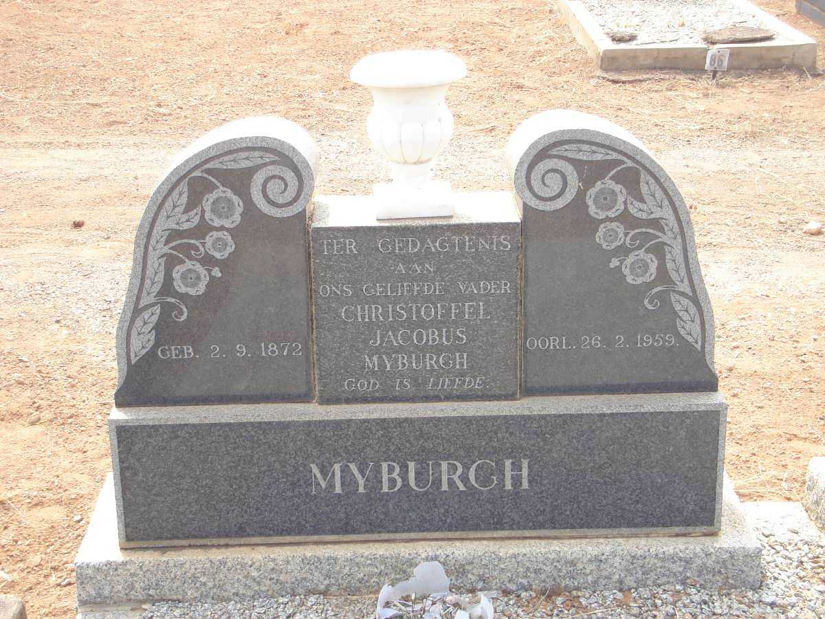 MYBURGH Christoffel Jacobus 1872-1959