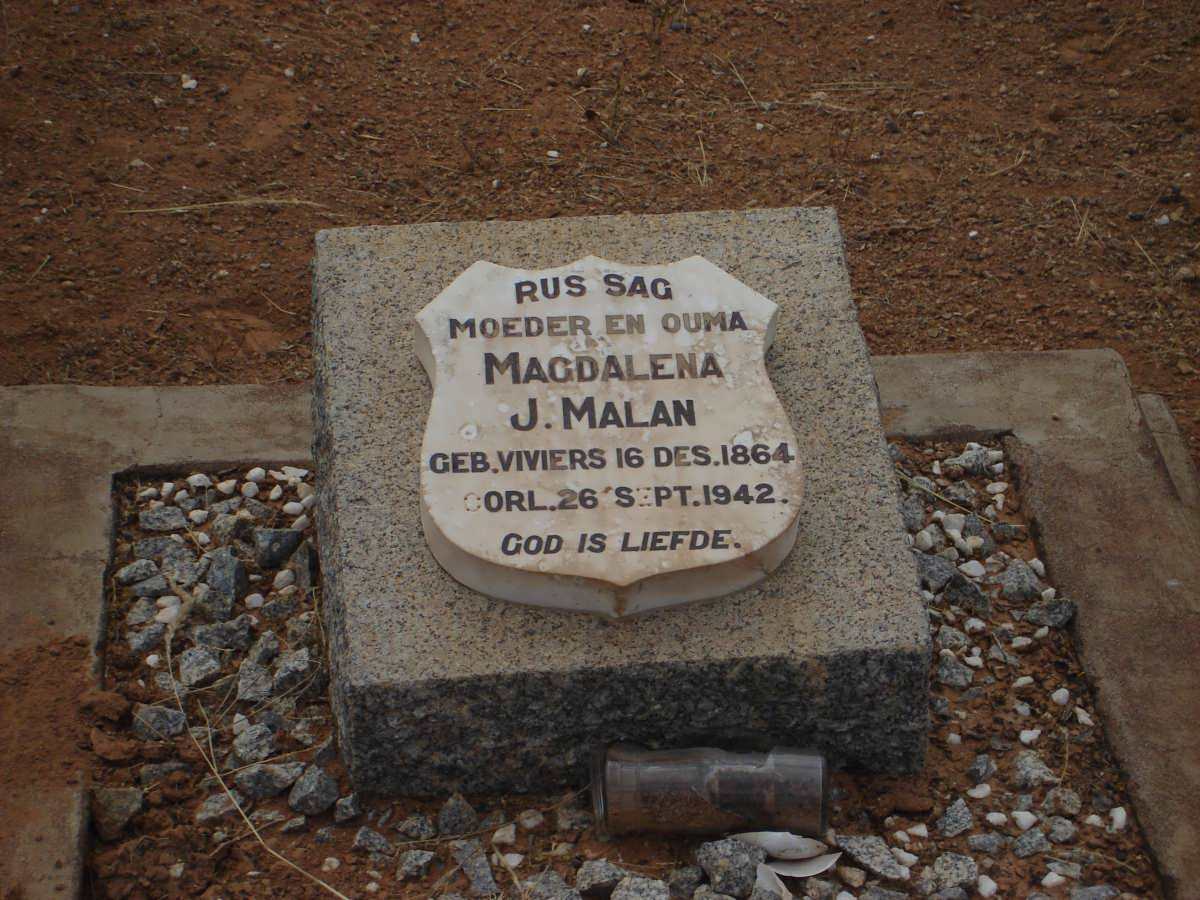 MALAN Magdalena J. nee VIVIERS 1864-1942