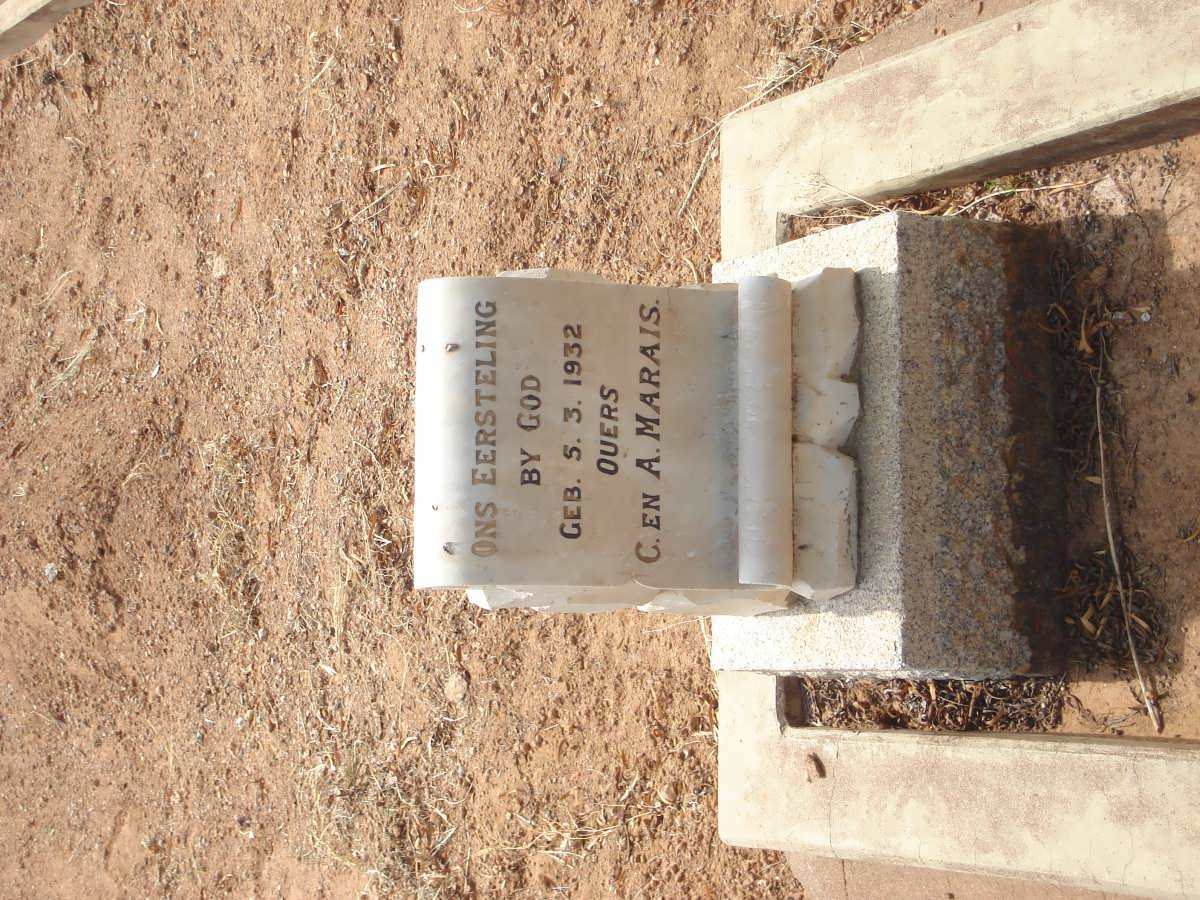 MARAIS Baby 1932-1932