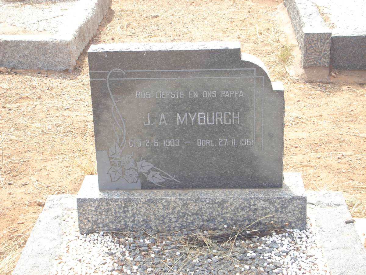 MYBURGH J.A. 1903-1961