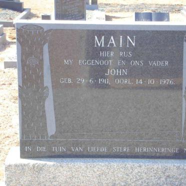MAIN John 1911-1976