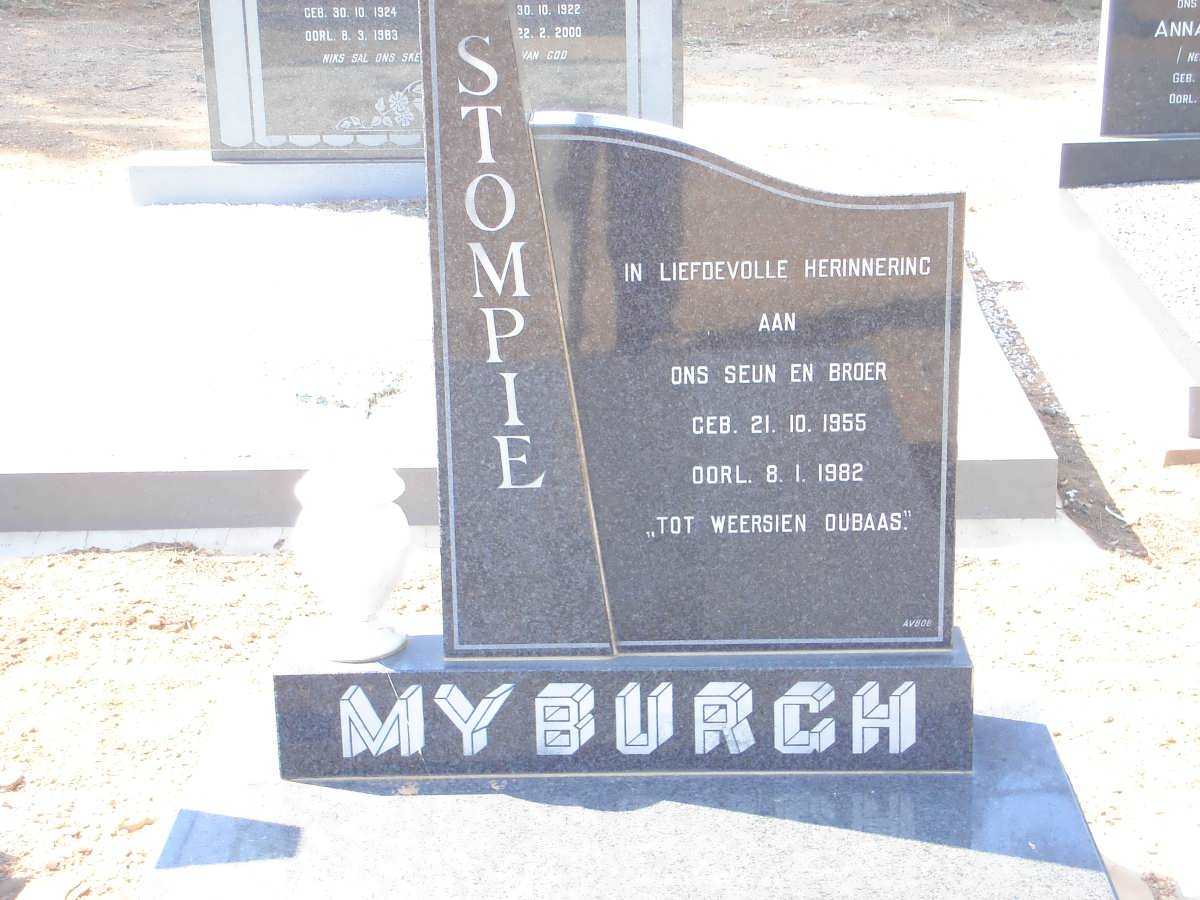 MYBURGH Stompie 1955-1982