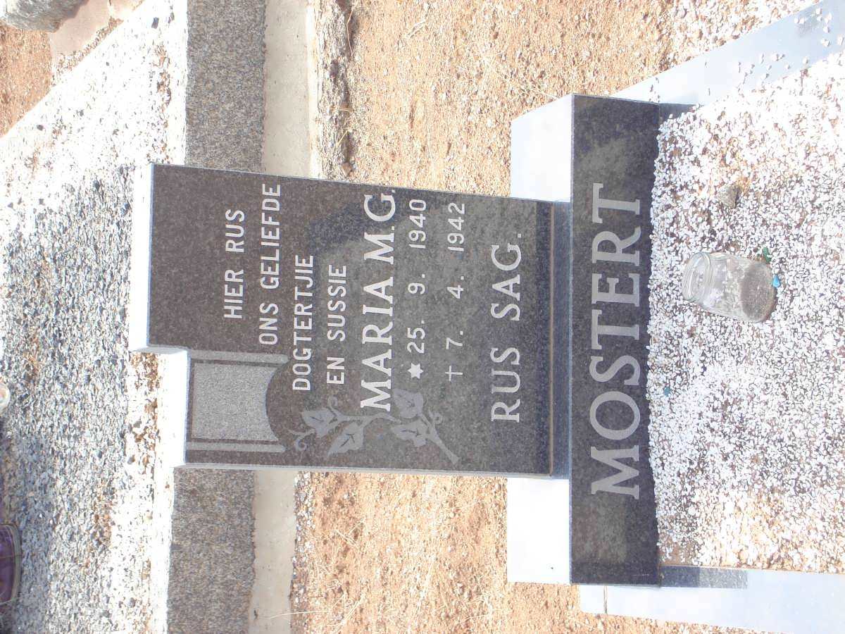 MOSTERT Maria M.G. 1940-1942