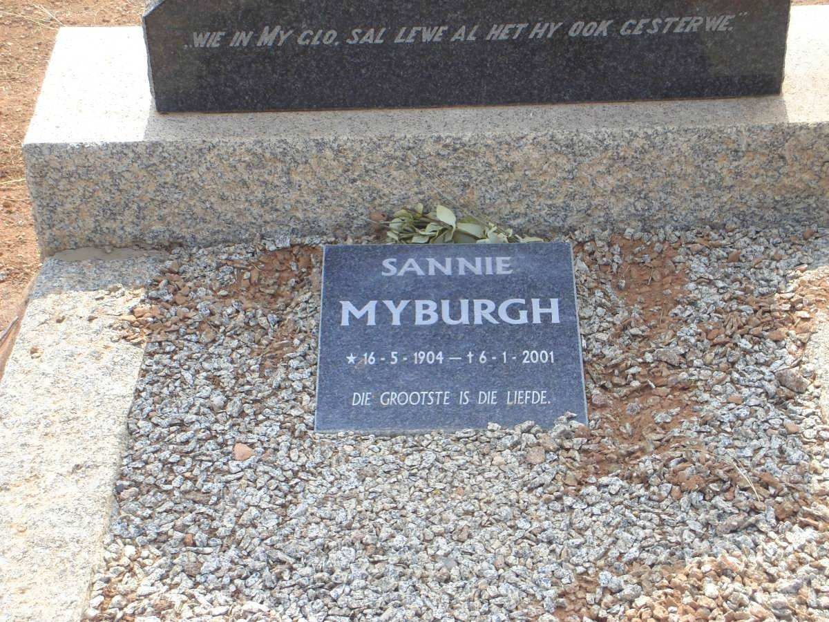 MYBURGH Sannie 1904-2001