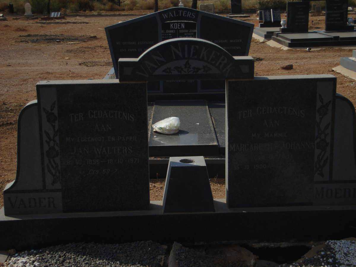 NIEKERK Jan Walters, van 1896-1971 &amp; Margaretha Johanna DU TOIT 1900-1979