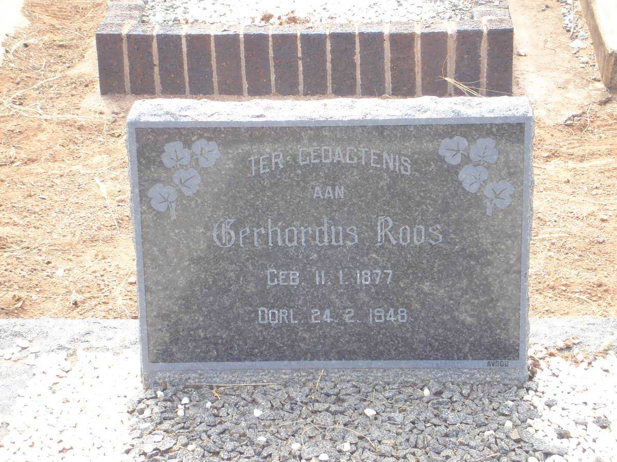 ROOS Gerhardus 1877-1948
