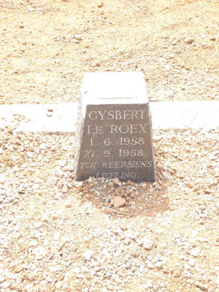ROEX Gysbert, le 1958-1958