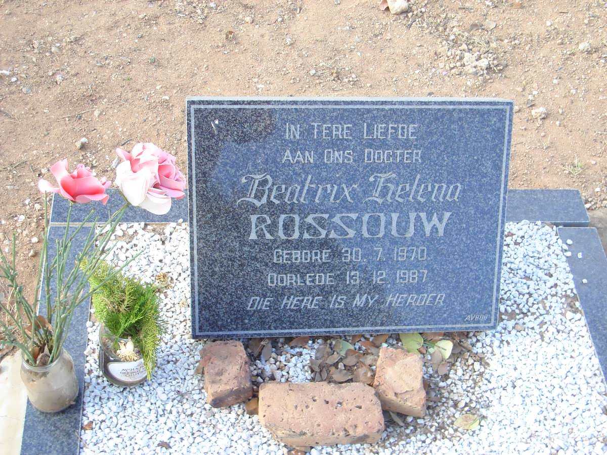 ROSSOUW Beatrix Helena 1970-1987