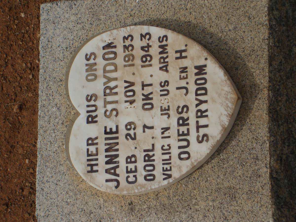 STRYDOM Jannie 1933-1943