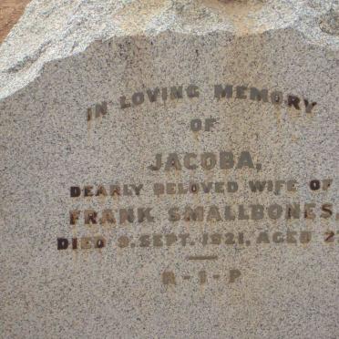 SMALLBONES Jacoba -1921