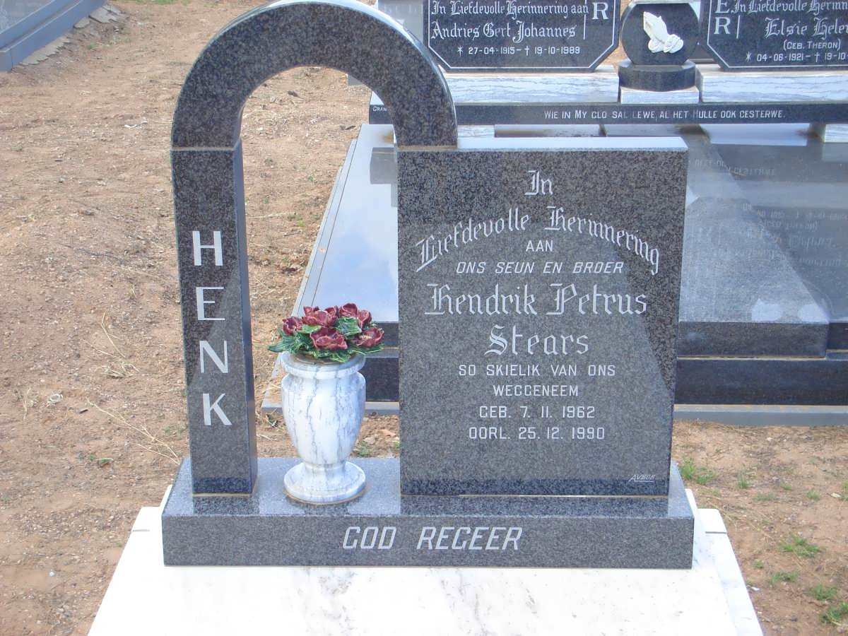STEARS Hendrik Petrus 1962-1990