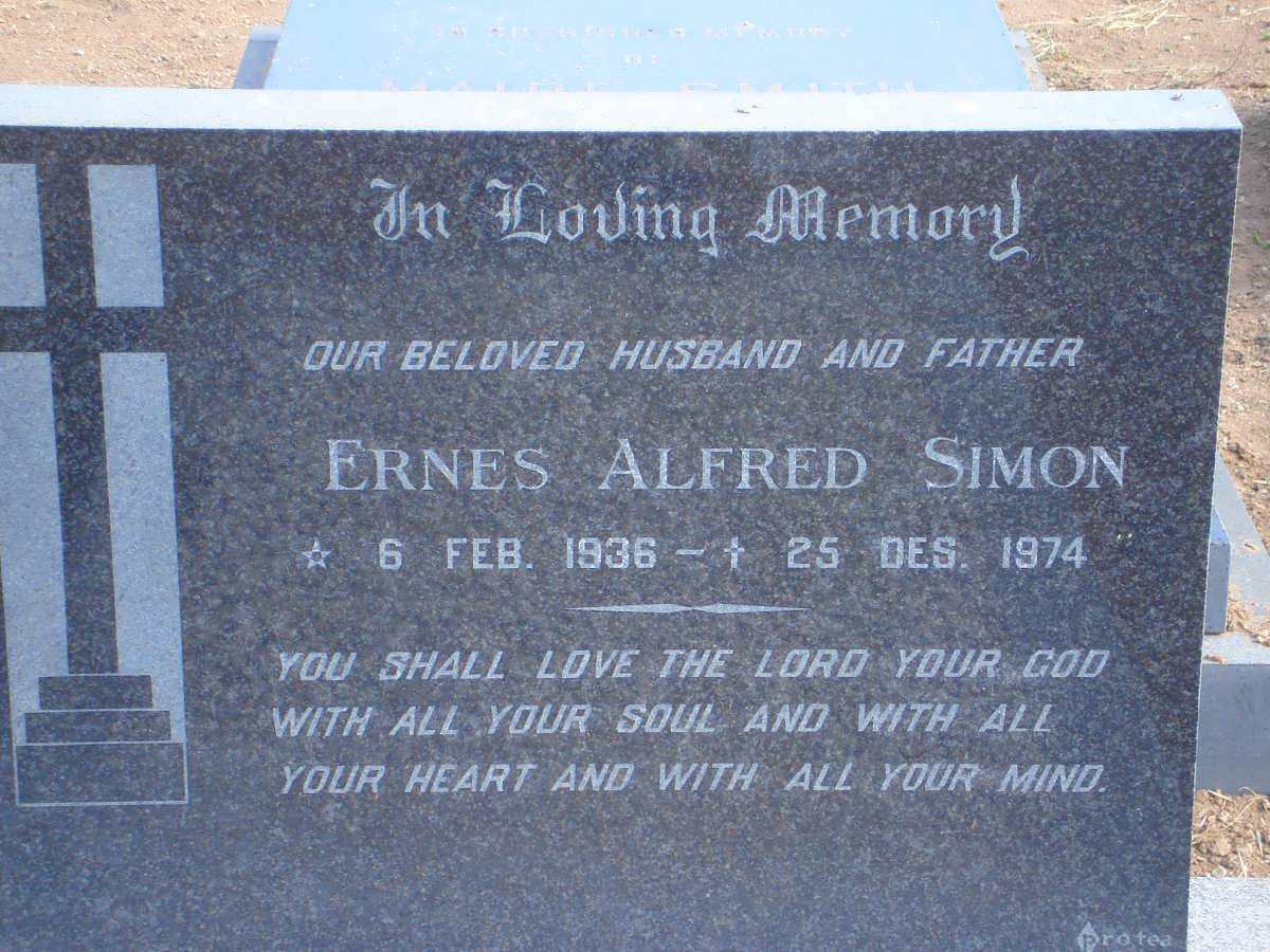 SIMON Ernes Alfred 1936-1974