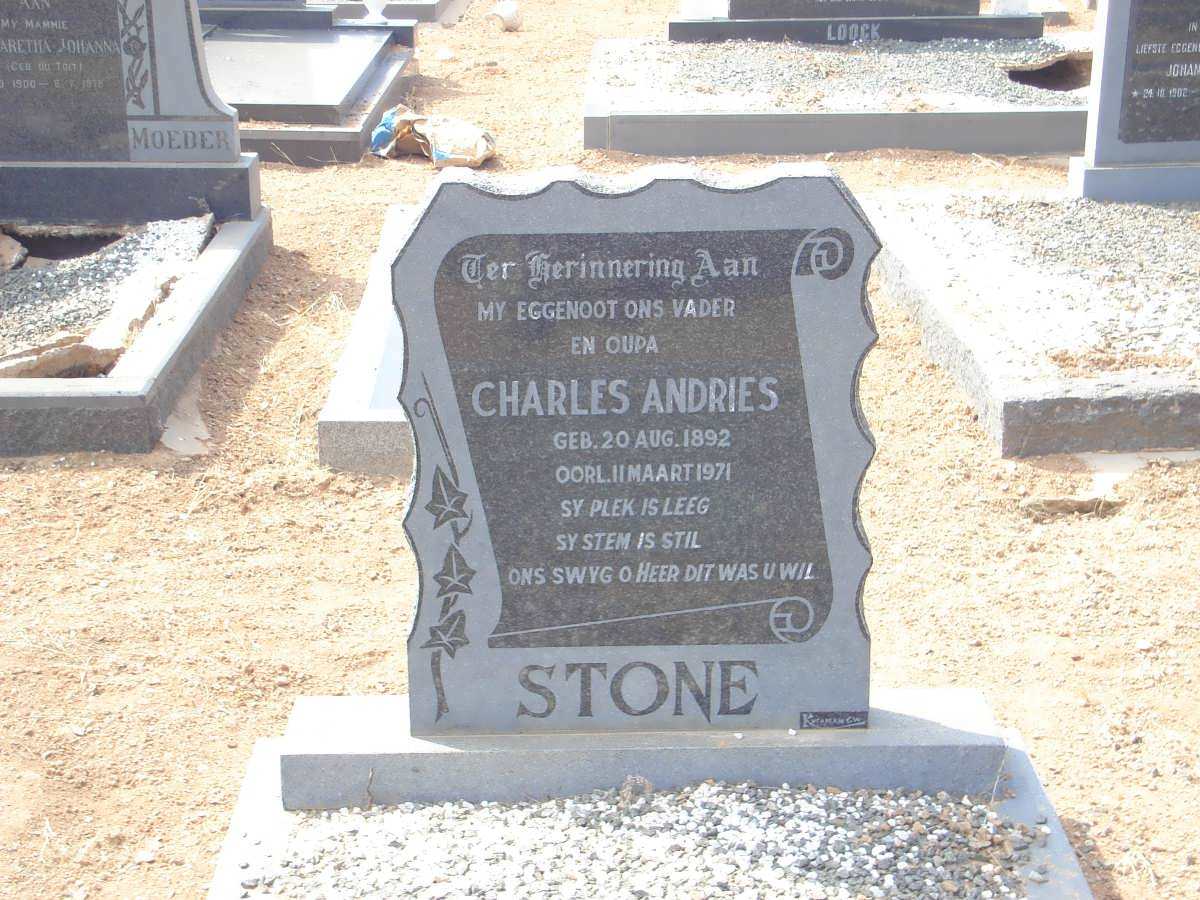 STONE Charles Andries 1892-1971