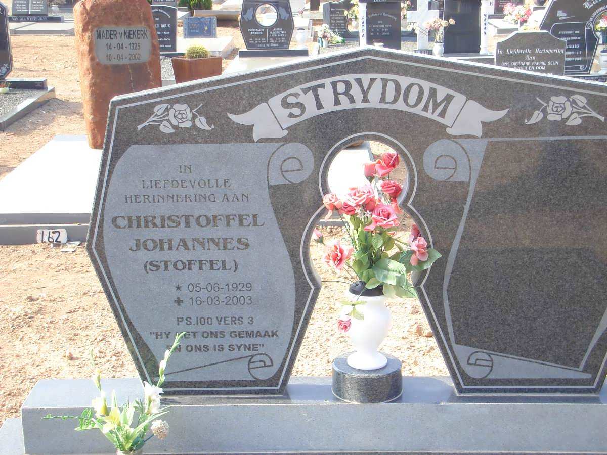 STRYDOM Christoffel Johannes 1929-2003