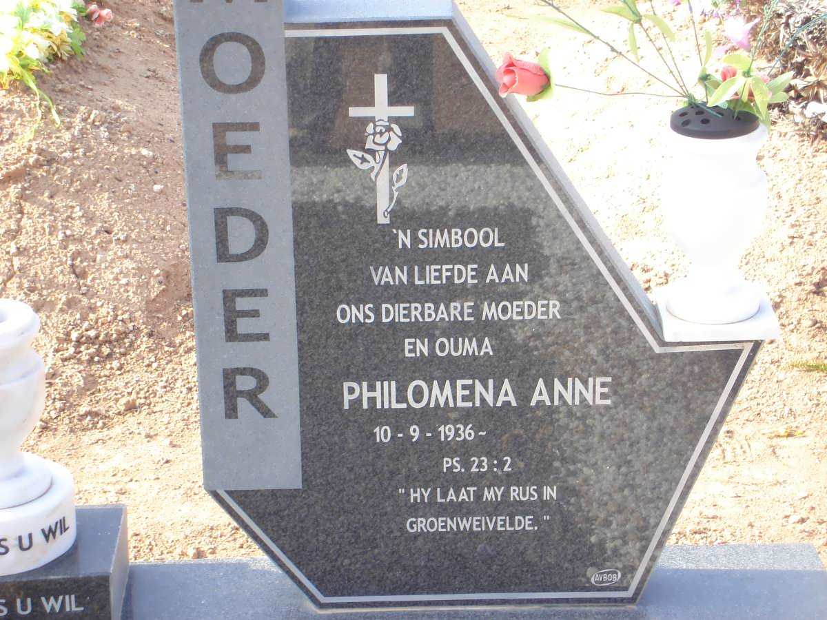 SAAIMAN Philomena Anne 1936-