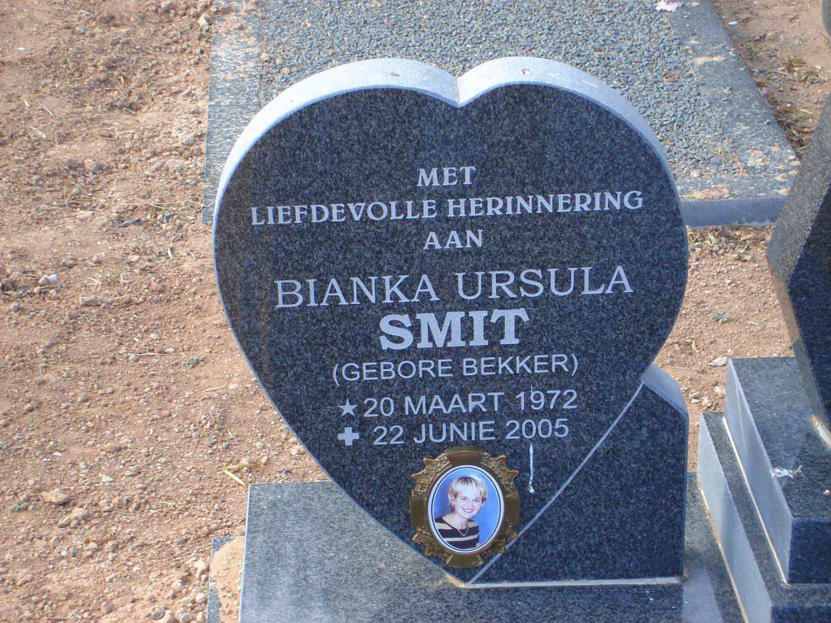 SMIT Bianka Ursula nee BEKKER 1972-2007