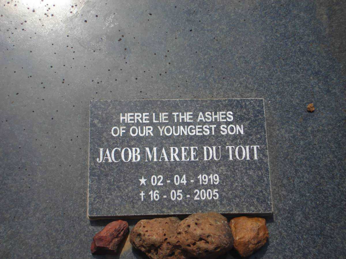 TOIT Jacob Maree, du 1919-2005
