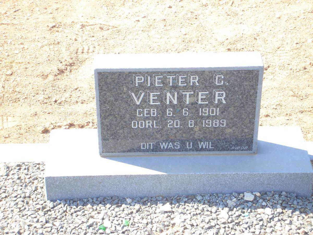 VENTER Pieter C. 1901-1989