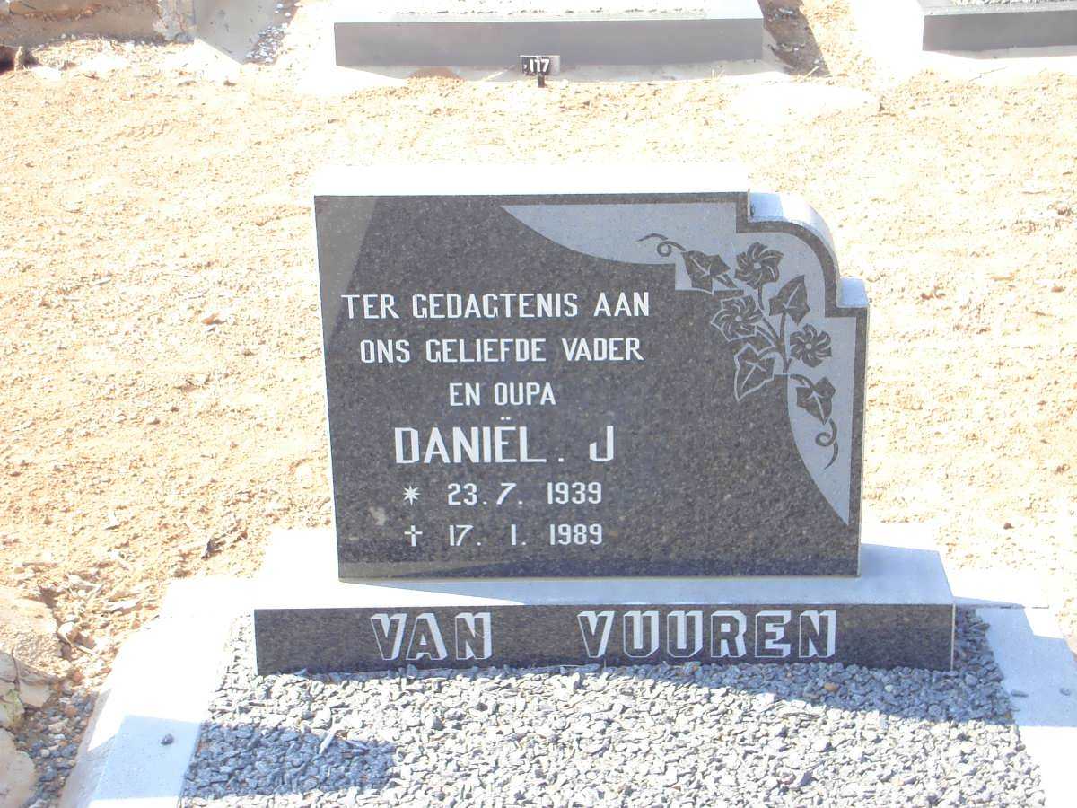 VUUREN Daniel J., van 1939-1989