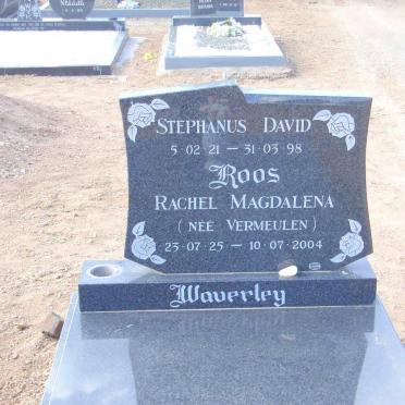 WAVERLEY Stephanus David 1921-1998 &amp; Rachel Magdalena VERMEULEN 1925-2004
