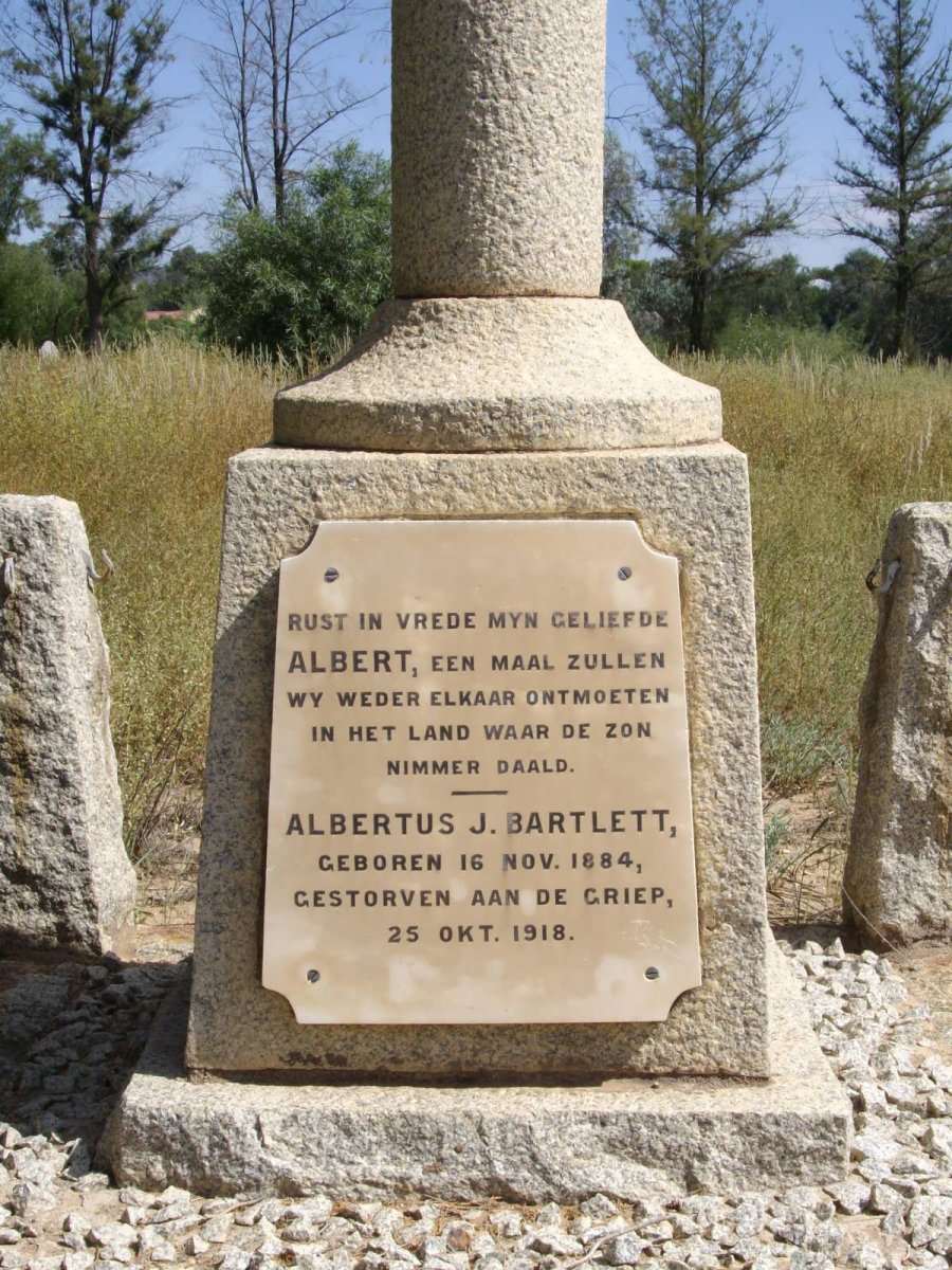 BARTLETT Albertus J. 1884-1918