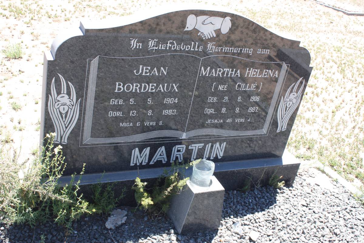 MARTIN Jean Bordeaux 1904-1983 &amp; Martha Helena CILLIE 1906-1987