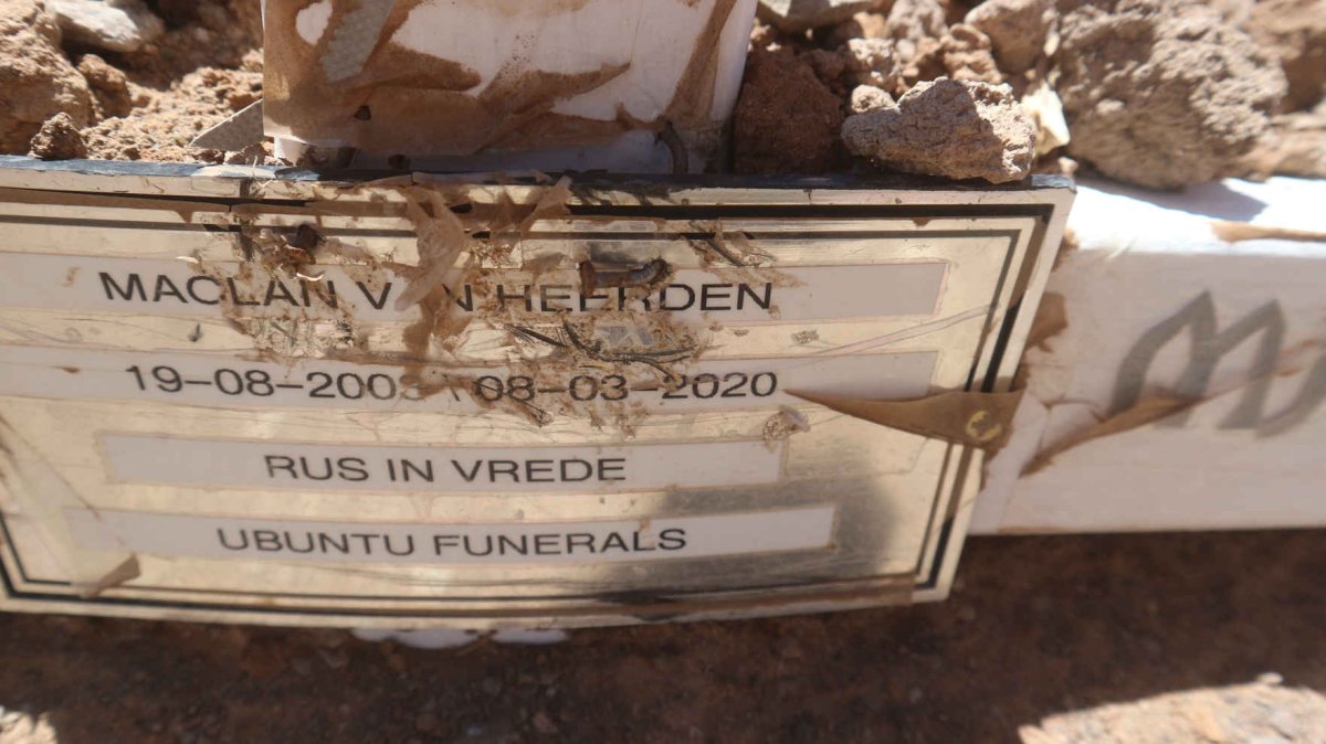 HEERDEN Maclan, van 200?-2020