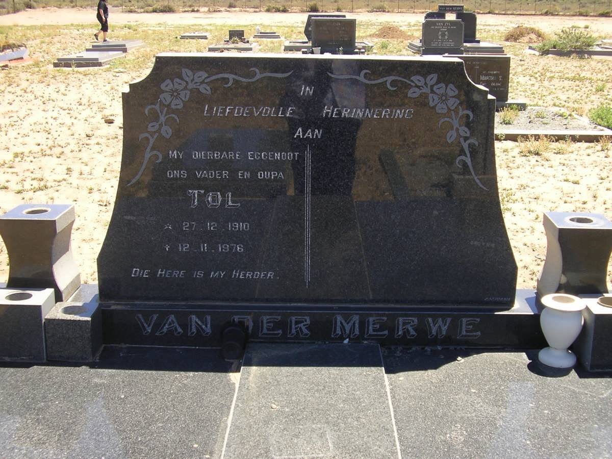MERWE Tol, van der 1910-1976
