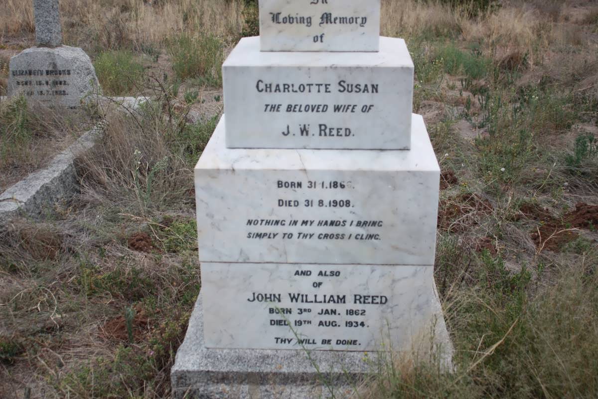 REED John William 1862-1934 &amp; Charlotte Susan 1866-1908