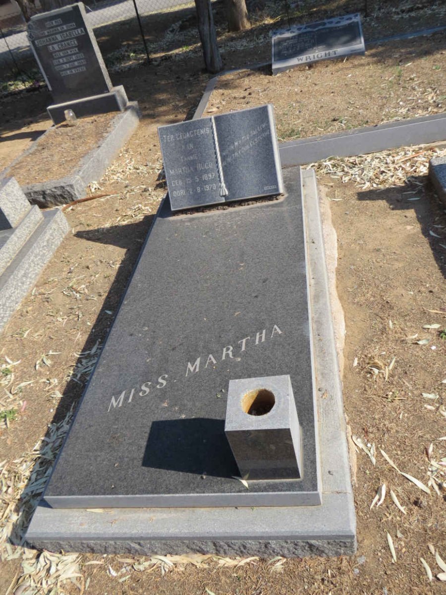 HUGO Martha 1897-1970