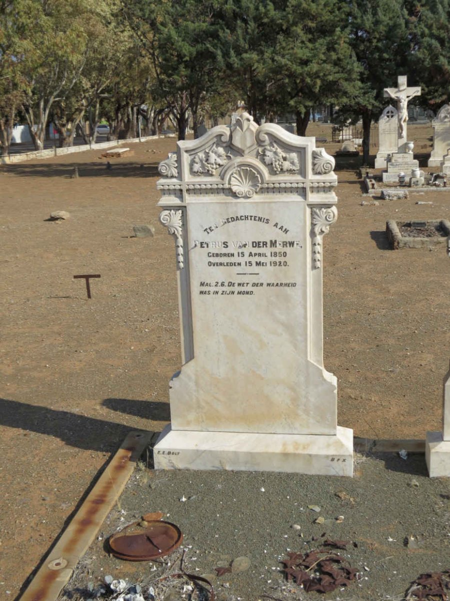MERWE Petrus, van der 1850-1920 &amp; Helena Margaretha NAUDE 1855-1932
