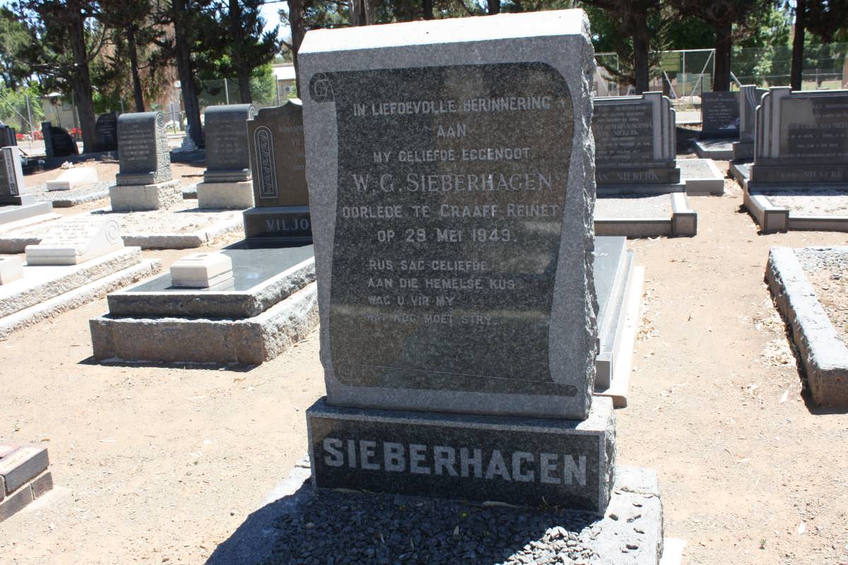 SIEBERHAGEN W.G. -1949