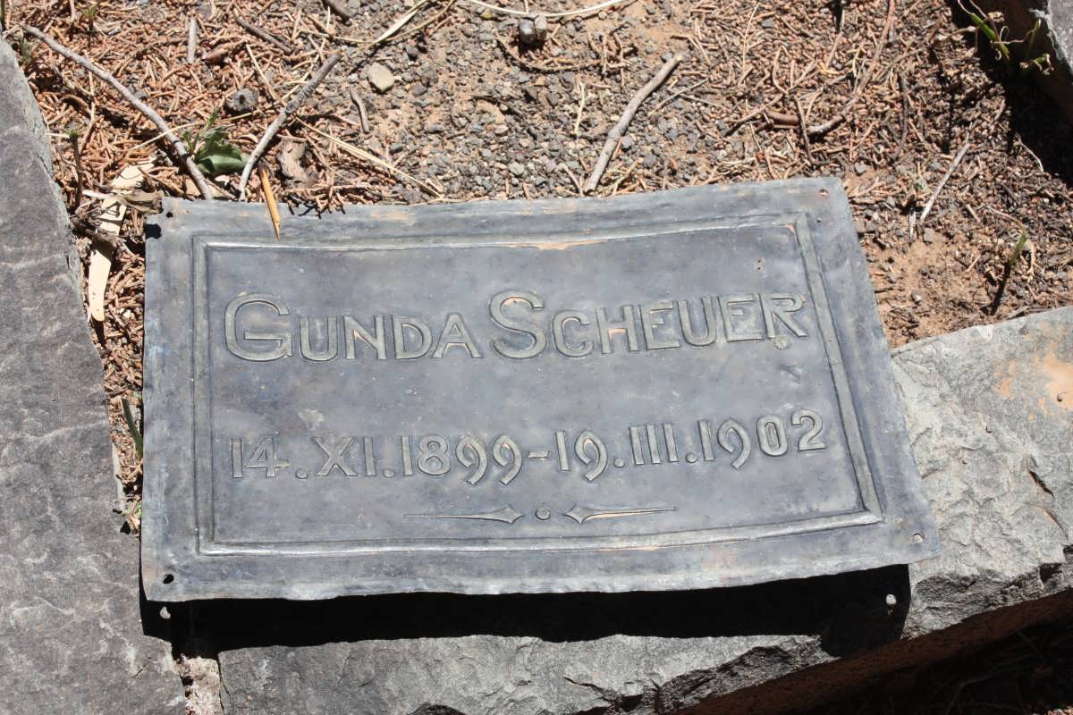 SCHEUER Gunda 1899-1902