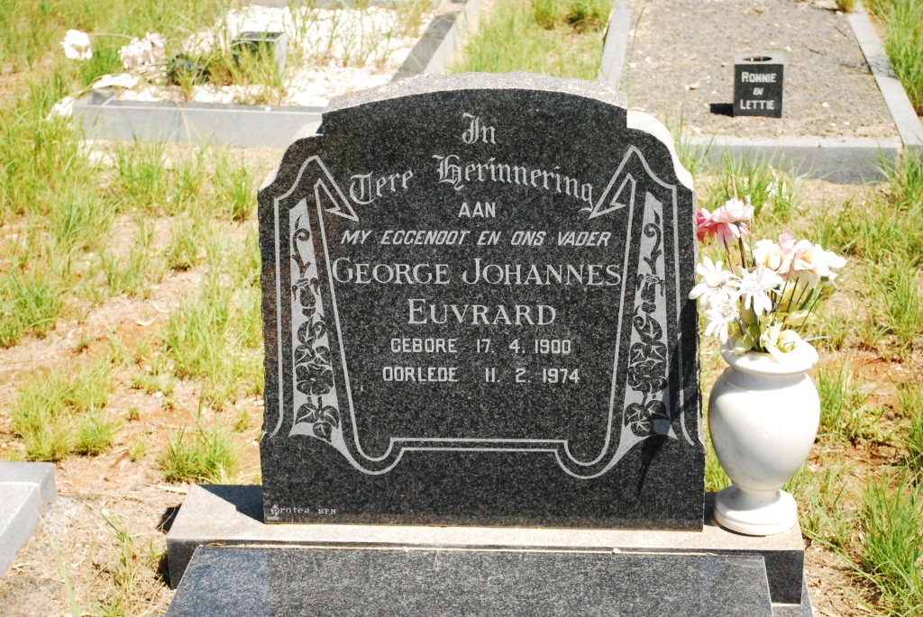 EUVRARD George Johannes 1900-1974