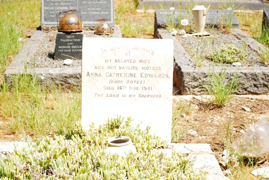EDWARDS Anna Catherine nee BOTES -1941