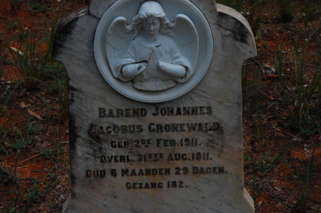 GROENEWALD Barend Johannes Jacobus 1911-1911